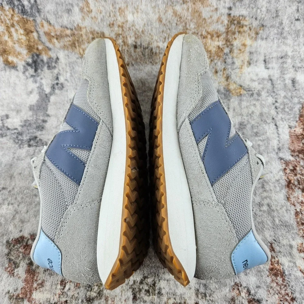 New Balance 237 Shoes Womens‎ 6B Grey Blue Suede Mesh Lifestyle Sneakers WS237FE